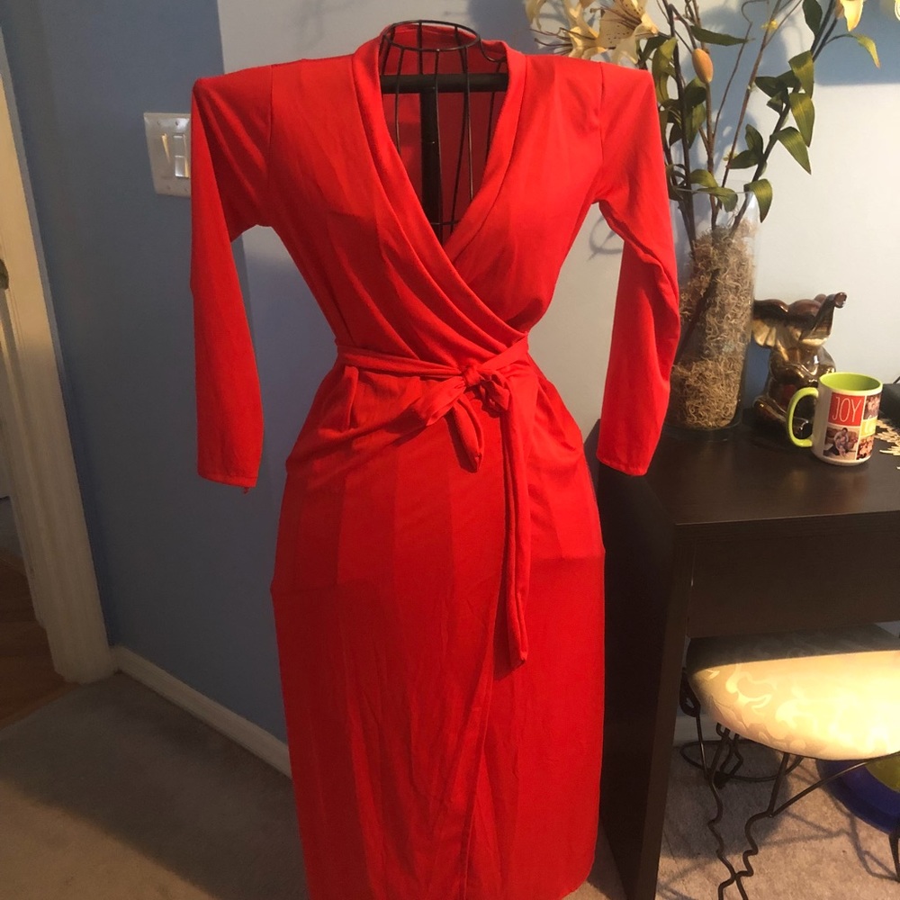 Cute red dress